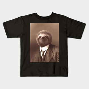 Gentleman Sloth - Print / Home Decor / Wall Art / Poster / Gift / Birthday / Sloth Lover Gift / Animal print Canvas Print Kids T-Shirt